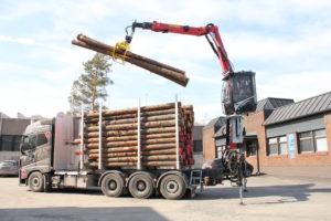 Tamtron One Timber kranvekt. Svært fleksibel og robust kranvekt. Perfekt kranvekt for tømmer og skogbruk.