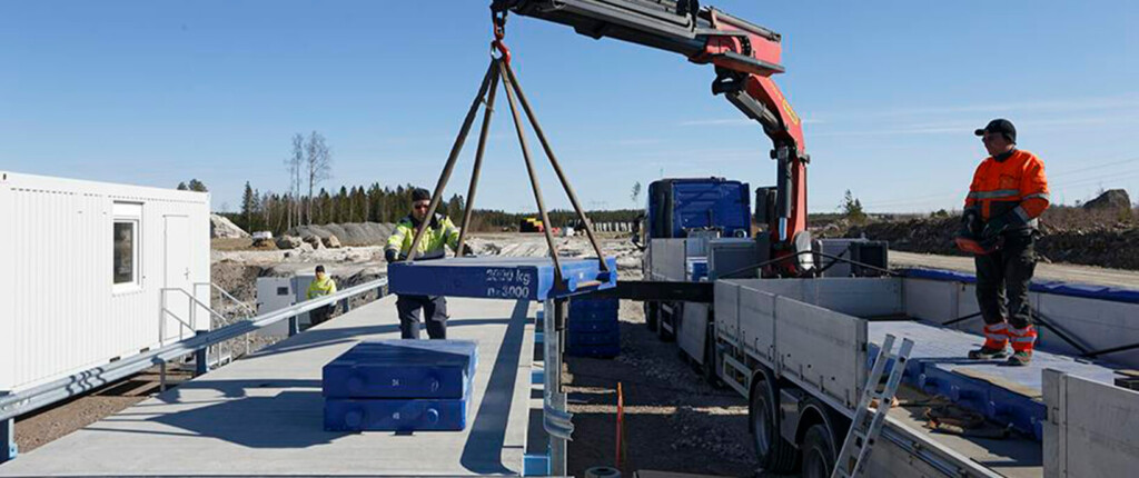 Tamtron also takes care of the installation and maintenance of truck scales.