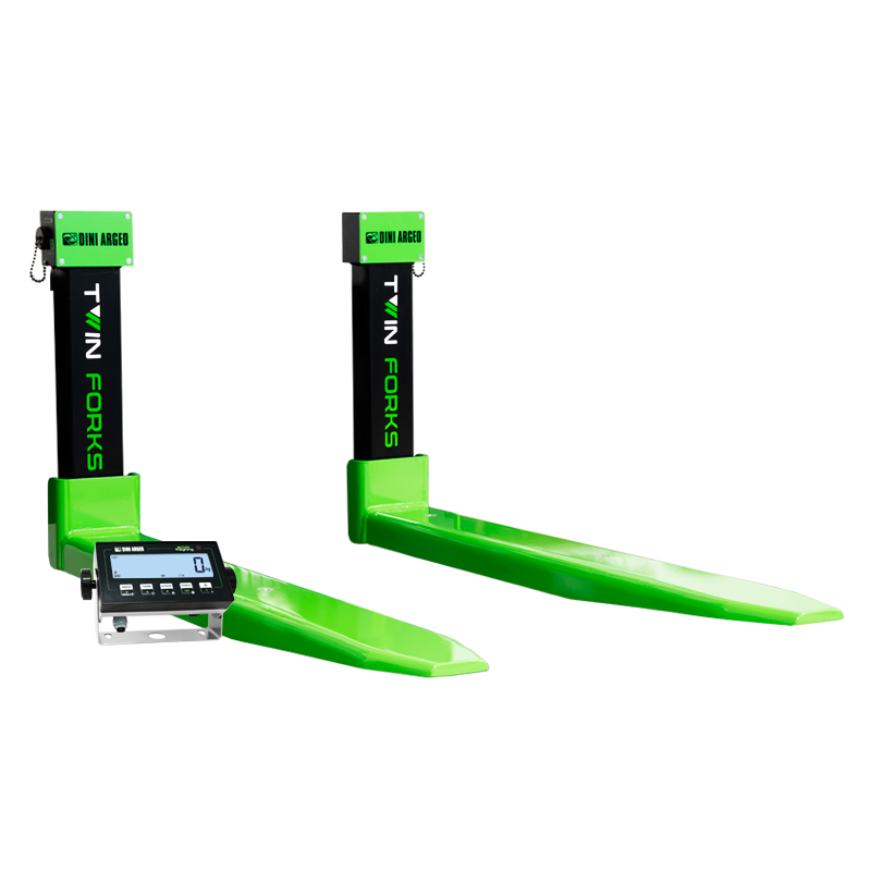 Veiegaflfer for truck med kompakt indikator – Dini Argeo Twin Forks Compact LTF-serien