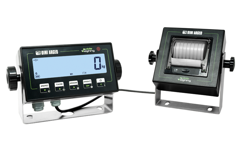 Twin Forks Compact gaffeltruck vekter indikator fra Dini Argeo leveres av Tamtron.
