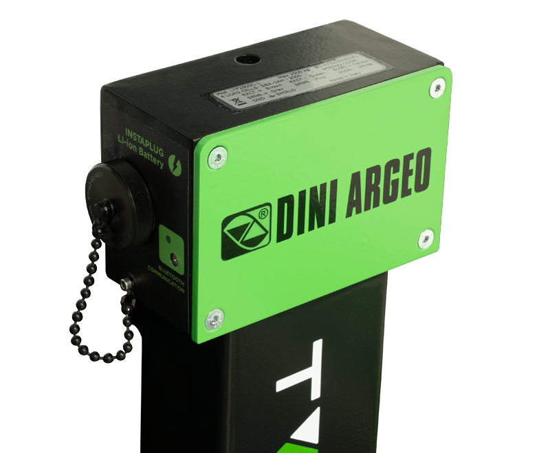 Twin Forks Touch Screen til veiing av paller. Tamtron leverer gaffeltruckvekt fra Dini Argeo.